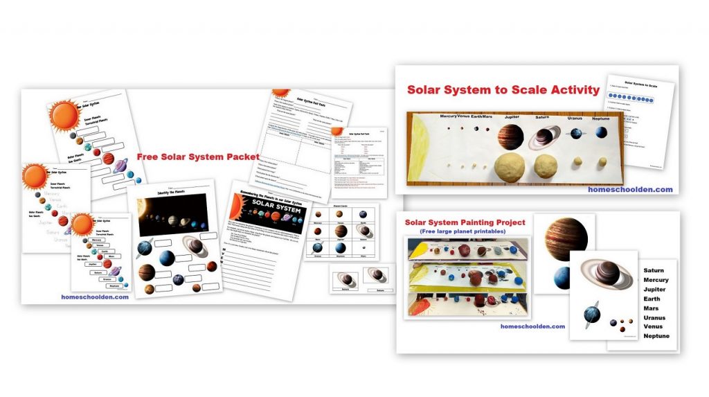 Free Solar System Unit for Kids - Solar System Activities