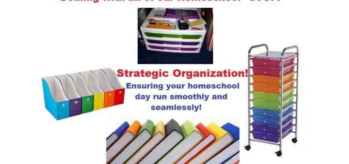 Homeschool Organization - Dealing with our Homeschool Stuff