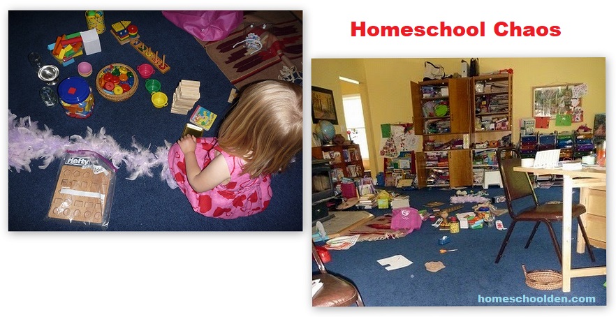 Homeschool Room Chaos - Homeschool Reality!