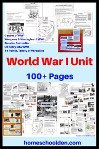 World War I Unit - Worksheets Notebook Pages and More