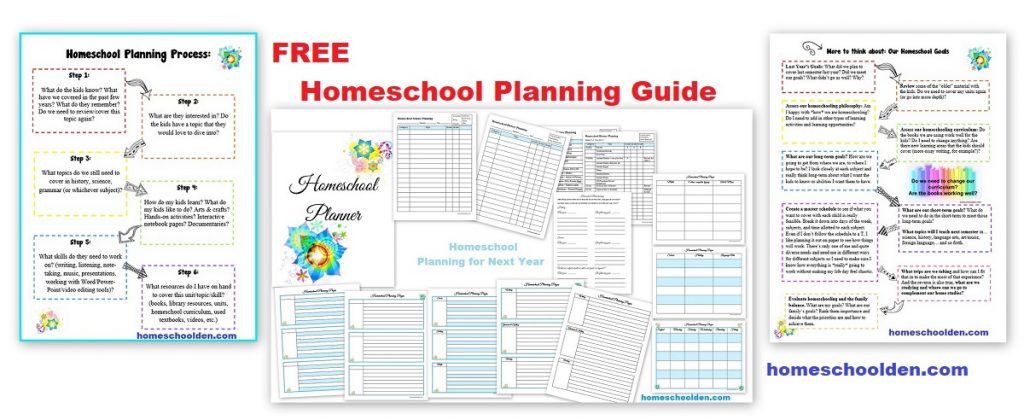 Free Homeschool Planning Guide - Homeschool Planner