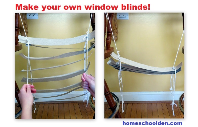 Simple Machines Pulley Hands-On Activities Make your own window blinds