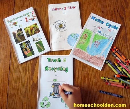 Science Booklets - Trash and Recycling Water Cycle