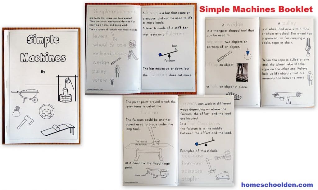 Simple Machines Booklet