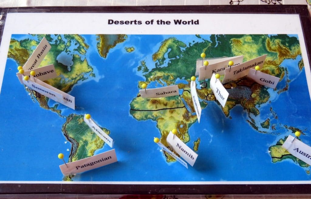 deserts pin map