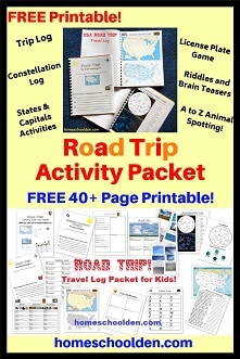 Free Road Trip Printables