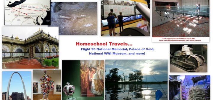Homeschool Travels Summer 2019 Flight 93 Memorial, WWI Museum, Palace of Gold and more