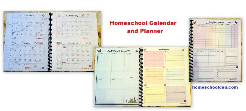 Homeschool Planner and Calendar