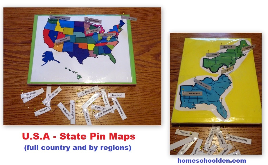 USA Pin Map