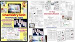 Chemistry Unit The Periodic Table Ions Isotopes Bohr Diagrams and more