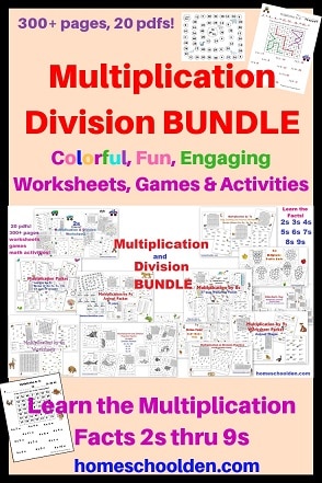 Multiplication Division Bundle - 300pages