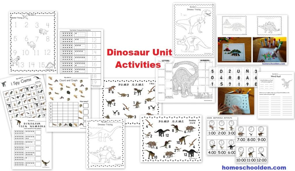 Dinosaur Unit Activities