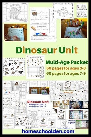 Dinosaur Unit Games and Activities