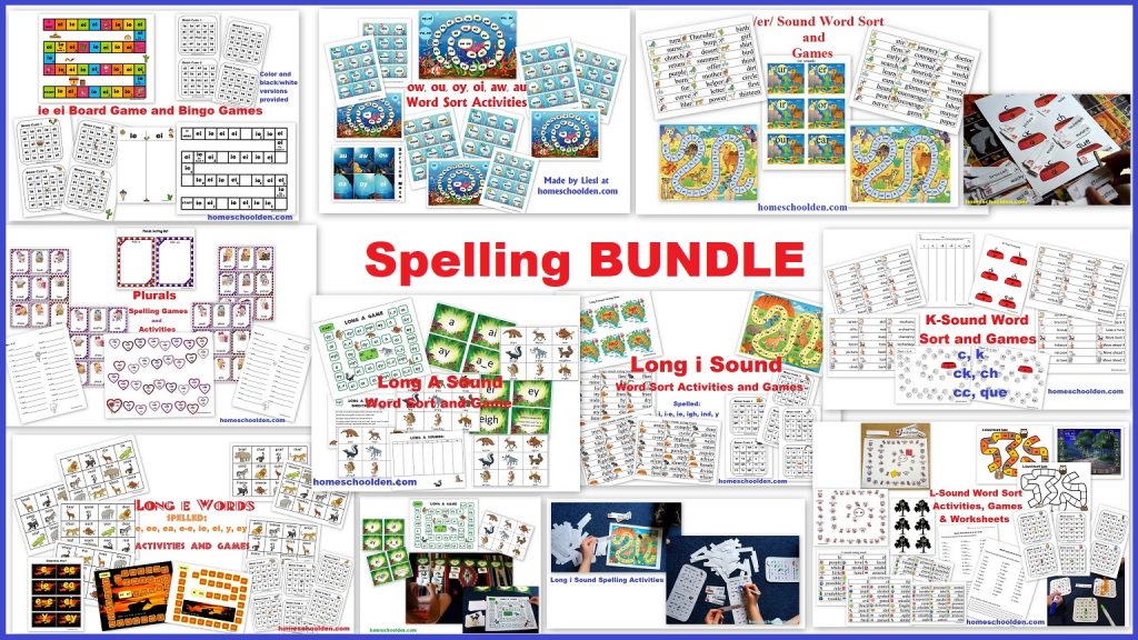 Spelling BUNDLE - Activities and Games