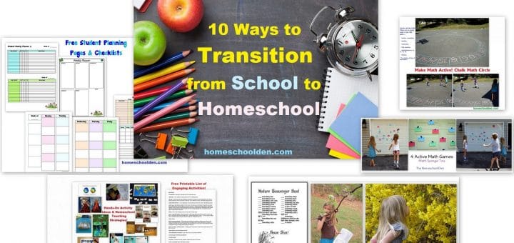 10 ways to transition from School to Homeschool - Tips and Strategies for School at Home