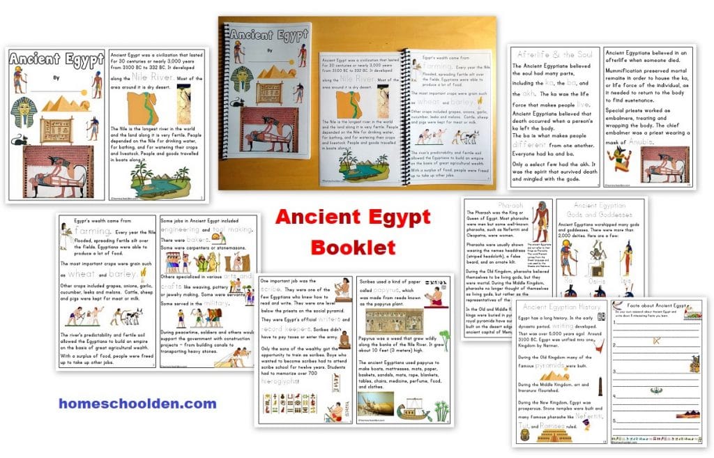 Ancient Egypt Booklet