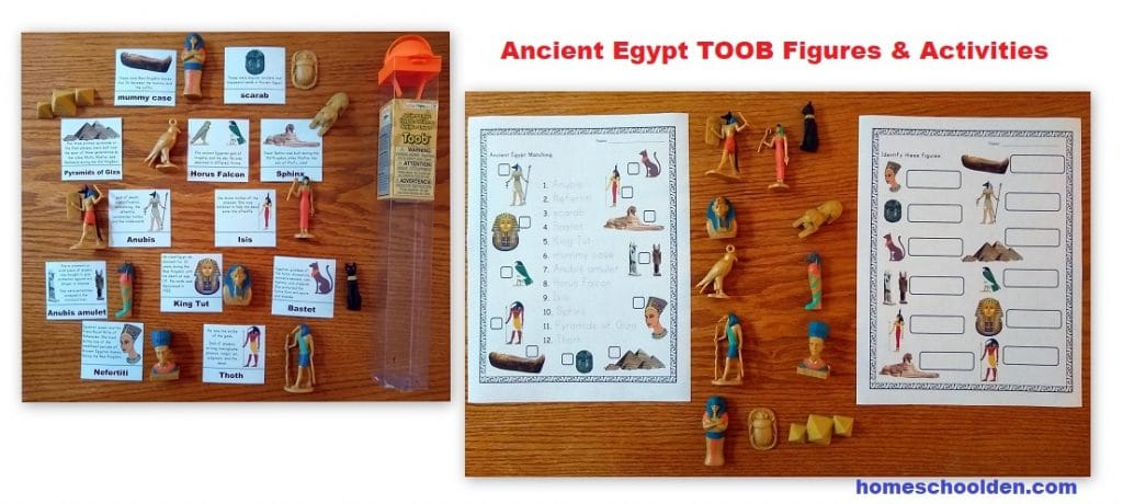 Ancient Egypt TOOB figures- Cards and Activities