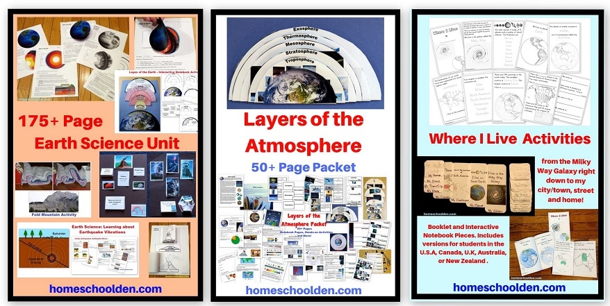 Earth Science Bundle 2 - Earth Science, Atmosphere - Where I Live