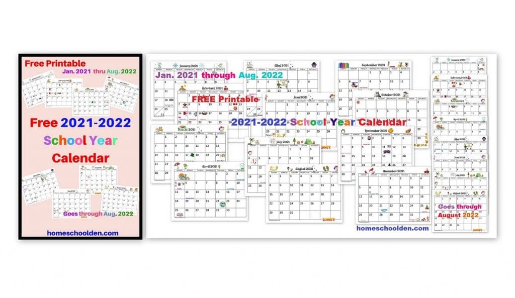 Free 2021-2022 Printable Calendar pdf