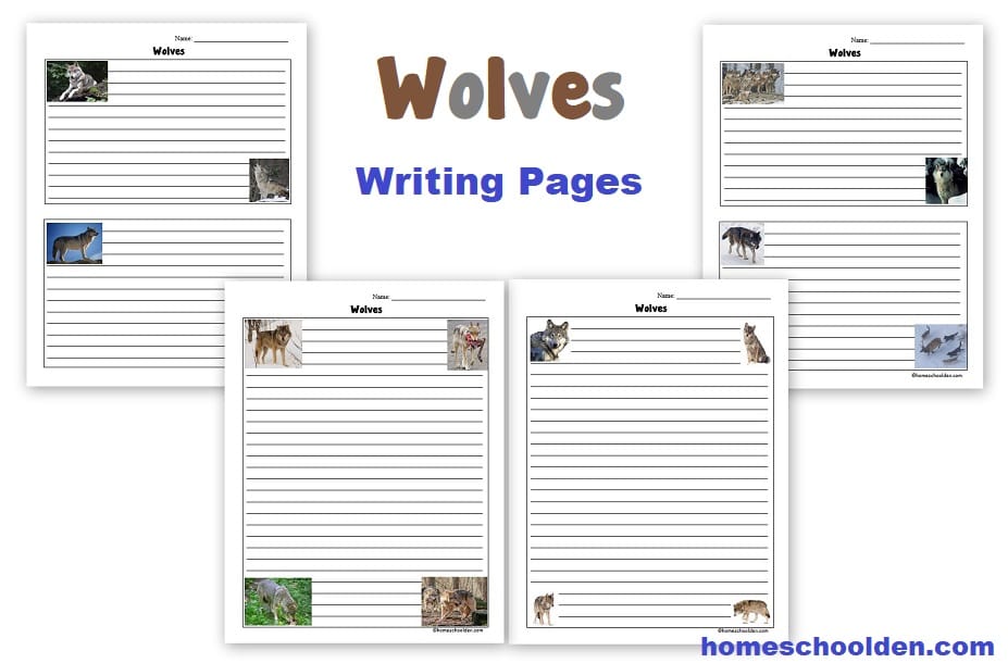 Wolves - Writing Pages
