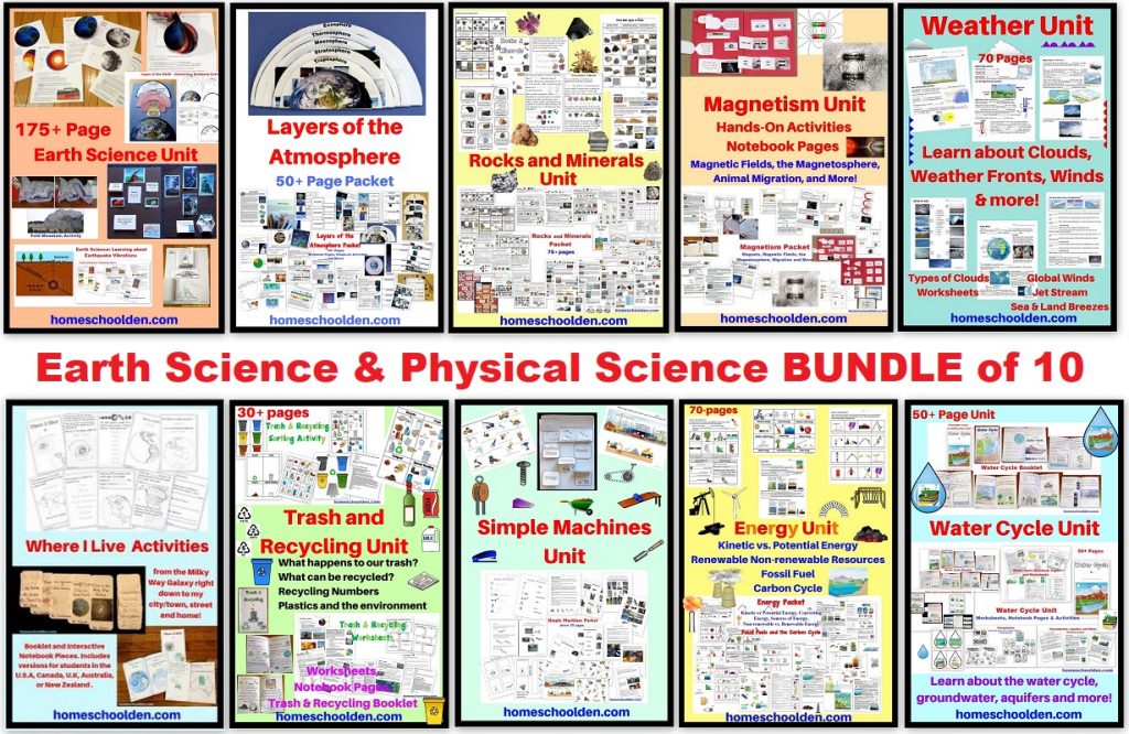Earth Science and Physical Science BUNDLE of 10