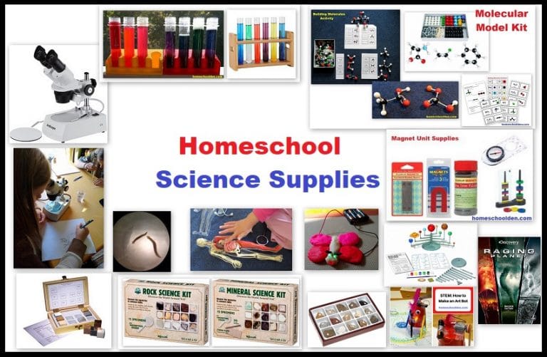 Science Supplies Homeschool Den