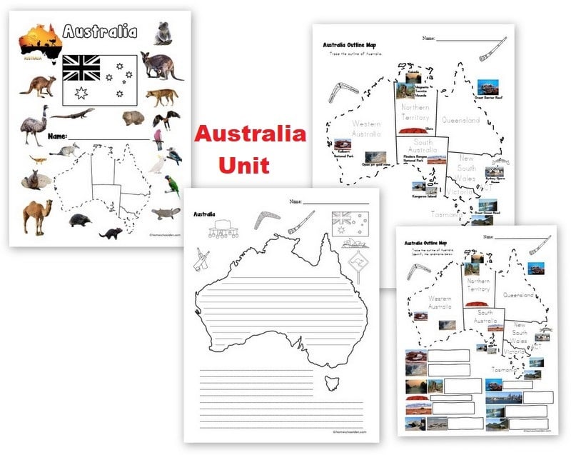 Australia Unit - Geography Pages