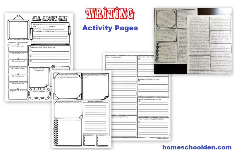 Writing Activity Pages