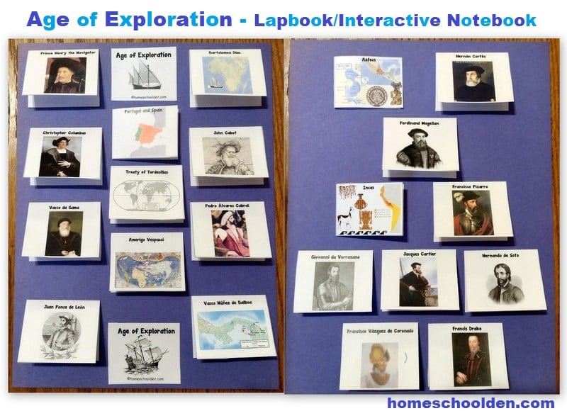Age of Exploration Lapbook - Interactive Notebook Activity