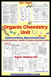 Organic Chemistry Unit - Worksheets - hydrocarbons macromolecules
