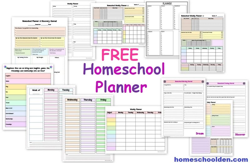 Free Homeschool Planner - Discovery Journal