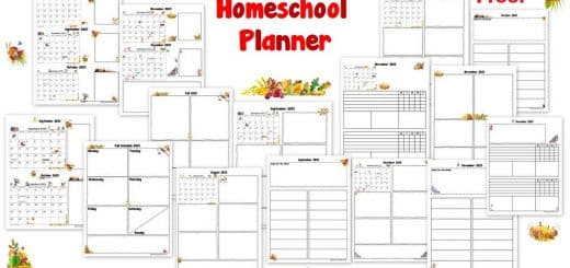 FREE Homeschool Planner Fall 2023