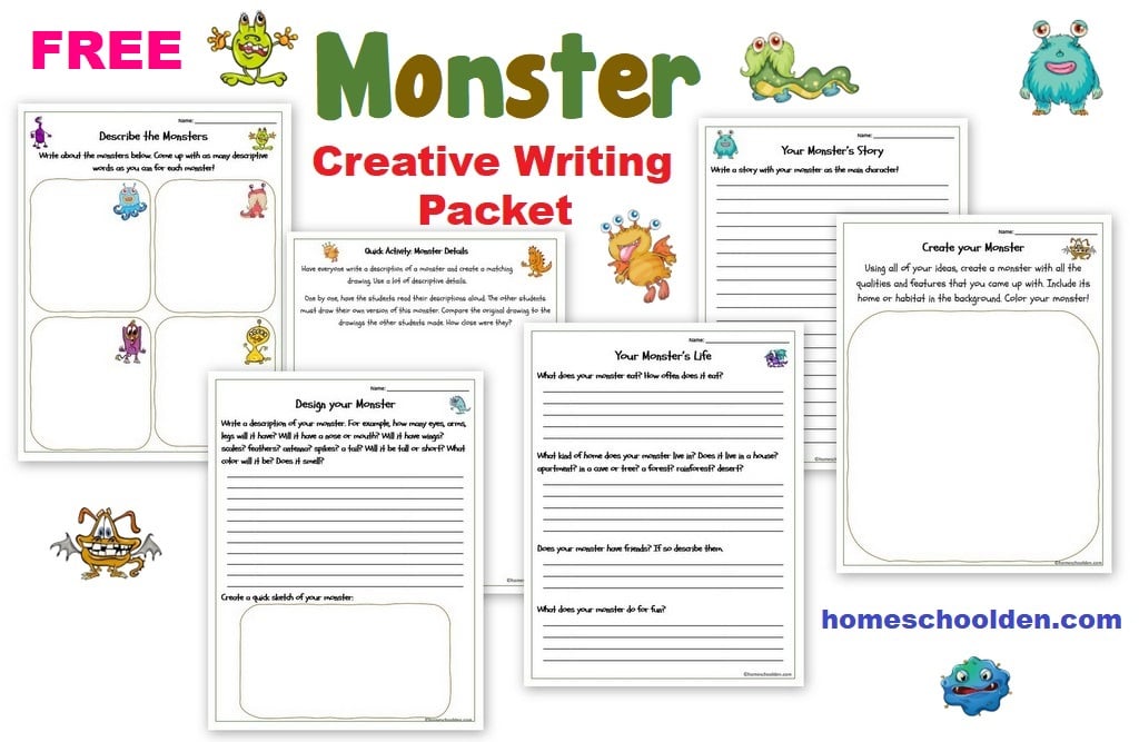 Monster Creative Writing Packet