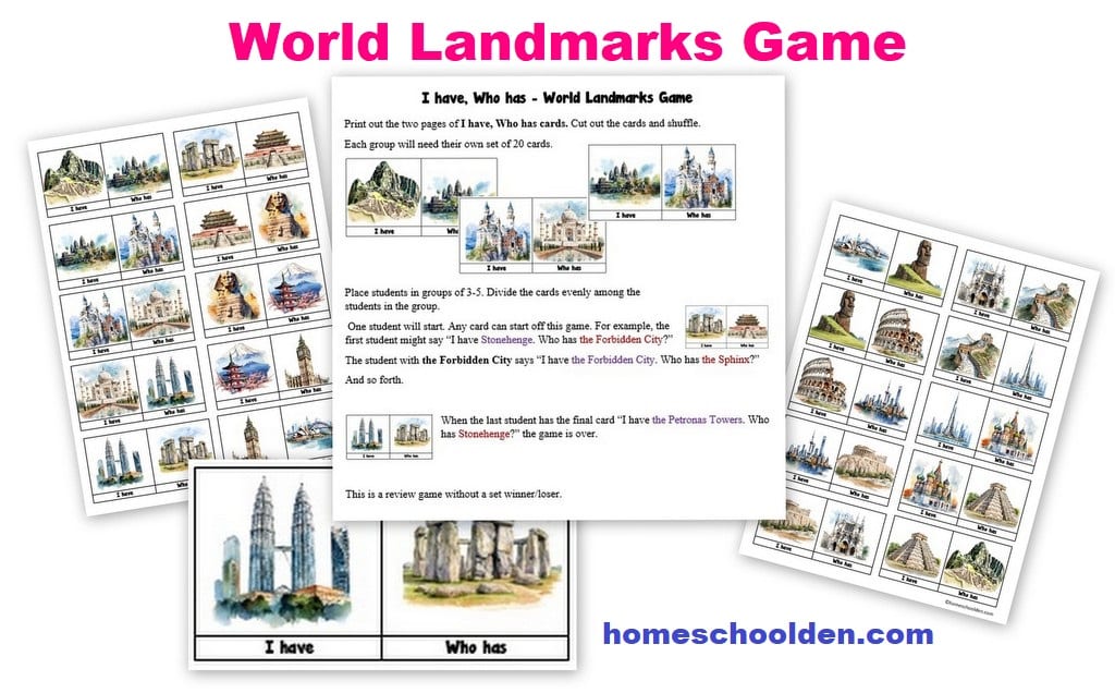 World Landmarks Game